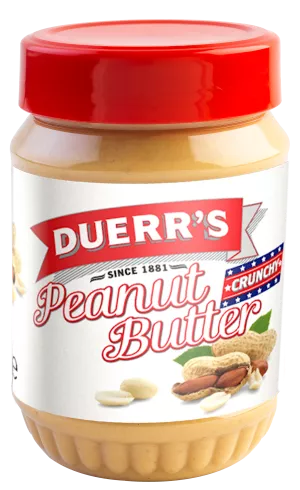 Peanut Butter With Pieces - 340g x6 - DUERR'S