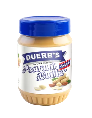 Erdnussbutter ohne Stücke, 340g - DUERR'S