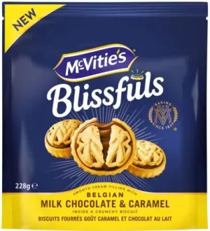 Mcvities Bliss Choc Caramel 22