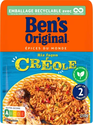 Riz Micro-ondes express Cuisiné à l'Indienne, 250g - BEN'S Original
