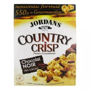 Country Crisp Chocolade Noir 550g - JORDANS