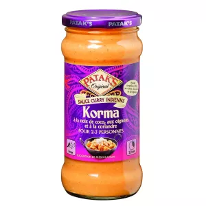 Korma noix de coco, oignons, coriandre 350g - PATAK'S