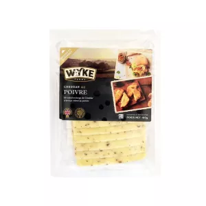 160g Tranche Cheddar Poivre