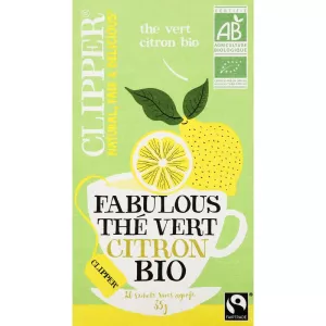 Tè verde al limone biologico 35g - CLIPPER