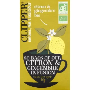 Nước chanh và gừng hữu cơ 50g - CLIPPER