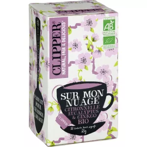 Infusão orgânica de capim-limão eucalipto ginkgo X20- Clipper