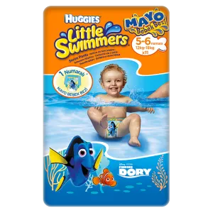 Disposable swimsuit Extensible belt 1218 kg Size 5-6 Little Swimmers - HUGGIES