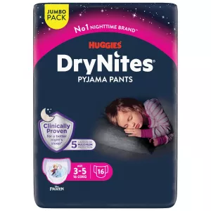 Drynites 3-5 ans Fille X16 ジャンボ