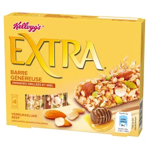 Barrita Extra de Frutos Secos y Miel 4x32g - KELLOGG'S