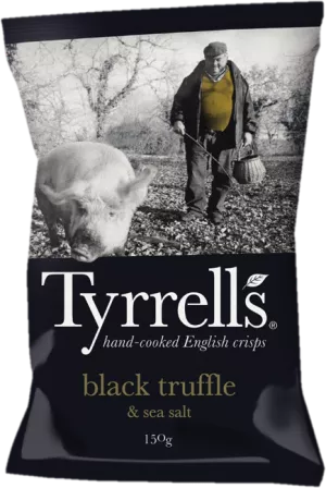 Black Truffle Crisps, 150g -  TYRRELLS