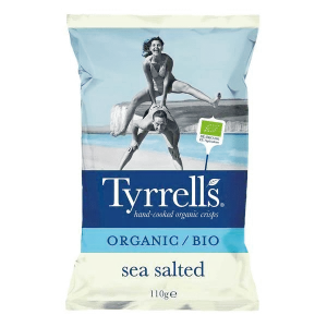 Chips Bio au sel de mer 110g - TYRRELL'S
