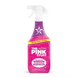 Rose vinegar glass cleaner 750ml - The Pink Stuff