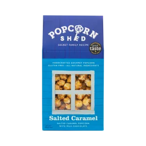 Caramello di caramello salato capannone 80g - Popcorn Shed