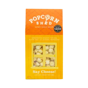 Diga queijo! Pipoca derramar 60g - Popcorn Shed