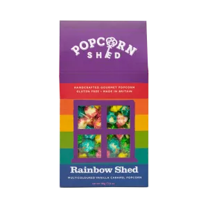 レインボーポップコーンは80gを落とします - Popcorn Shed