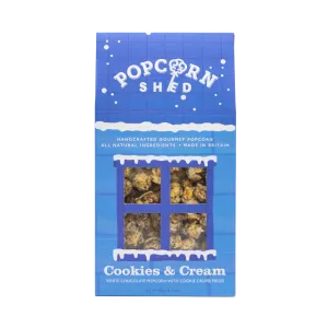 Galletas y cobertizo de palomitas de maíz de crema 80g - Popcorn Shed