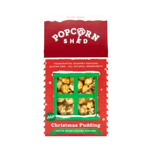 クリスマスプリンポップコーンは80gを脱いでいます - Popcorn Shed