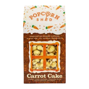 Karottenkuchen Popcorn Schuppen 80G - Popcorn Shed