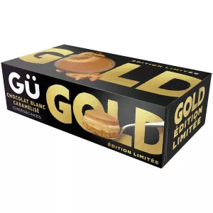 Pastel de queso de chocolate blanco caramelizado 2x82g -  Gu