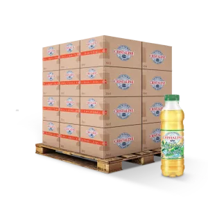 Água de Nascente Chá Verde Sabor Menta 50cl Fr X24 - CRISTALINE
