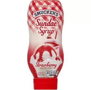 Sm 20 Oz Sundae Syrup Stwbry - SMUCKER