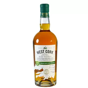 Whiskey Single Malt Irish Virgin OAK Cask 43% 70cl -  WEST CORK