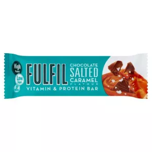 Barre protéinée avec vitamines chocolat et caramel salé 55g - FULFIL