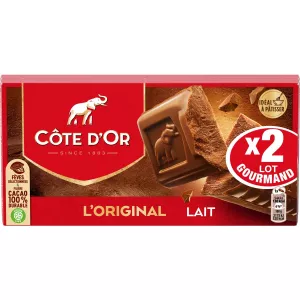 Milk chocolate tablet The original 2x200 - COTE D'OR