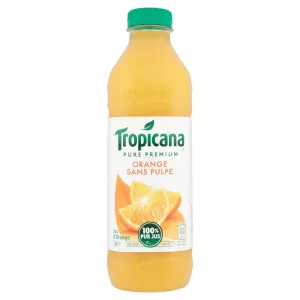 शुद्ध प्रीमियम पल्प के बिना संतरे का रस 1 लीटर - TROPICANA