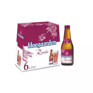 Cerveza Blanca Rosada, 3°, 6x25cl - HOEGAARDEN