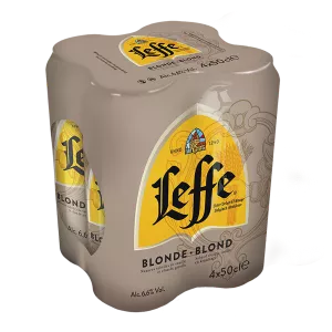 Birra Belga Bionda, 6,6°, 4x50cl - LEFFE
