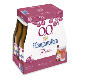 Alkoholfreies Rosébier, 6x25cl - HOEGAARDEN