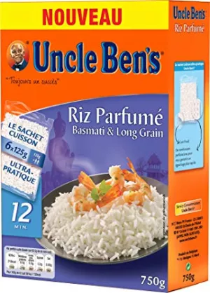 Riz long grain en sachets 6x125g - UNCLE BEN'S
