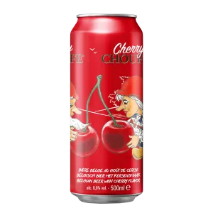 Bia Cherry Bỉ, 80°, 50cl - LA CHOUFFE