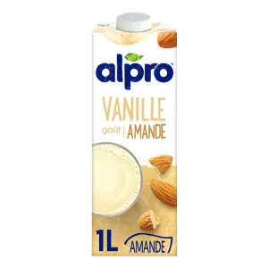 Kinywaji cha mboga ya maziwa ya almond vanilla 1L - ALPRO