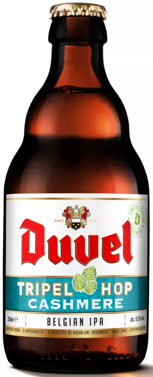 三重啤酒花羊绒金色啤酒，9.5°，33 cl - DUVEL
