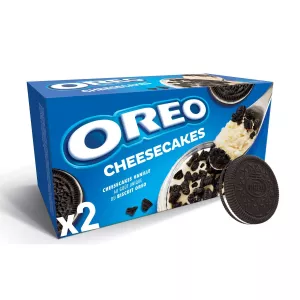 Vanilla và sô cô la Cheesecake tráng miệng 2x80g - Oreo