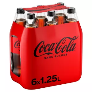 Haustier 1 25lx6 CT Coca Cola Zero - COCA-COLA