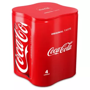 Soda en canette 4x25cl - COCA COLA