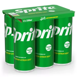 Soda Natural Lime Flavors, 6x33cl - SPRITE