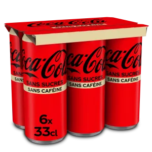 Refrigerante sem açúcar sem cafeína 6x33cl - COCA-COLA