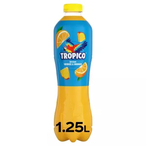 Orange and pineapple drinking 1,25cl pineapple - Tropico