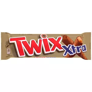 Barre chocolatée biscuits enrobée de chocolat et caramel salé 75g - TWIX XTRA