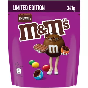 Brownie Pochón 341g - M&M's