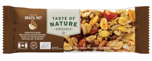 Органический батончик с бразильским орехом 40г - TASTE OF NATURE