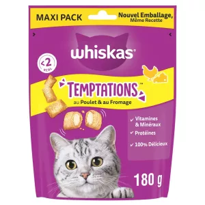 Guloseimas para Gato com Frango e Queijo 180g - WHISKAS