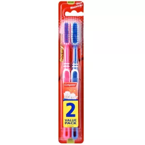 Paquete doble de cepillo de dientes de doble acción - COLGATE