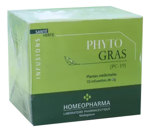 Traditional Phytotherapy Pc19-phyto-gras Box 20 Infusettes - HOMEOPHARMA