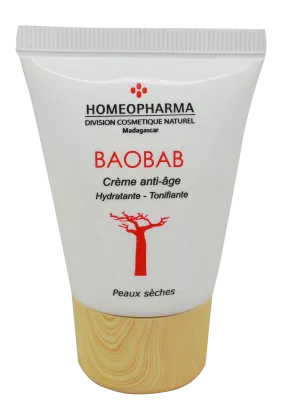 Creme Hydratante Baobab Tube 40ml - Homeopharma