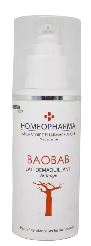 Leite Demaquilante Baobá 150ml - HOMEOPHARMA